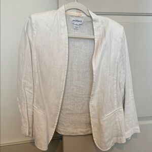 Peck & Peck linen blazer